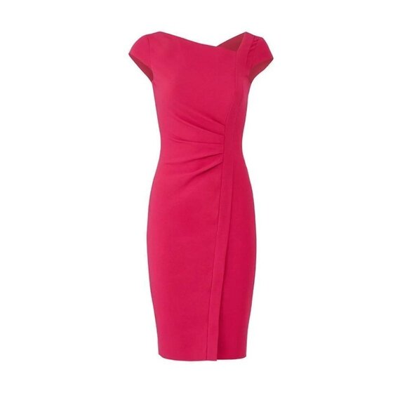 L.K. Bennett Tassa Raspberry Pink Sheath Dress $395 - Picture 5 of 9